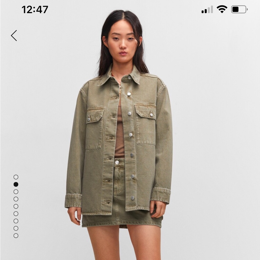 Mango Pocket Denim Overshirt
